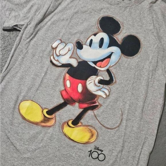 Disney Mickey Mouse Unisex Short Sleeve Crew Neck Graphic T-shirt Sizes L and XL - Picture 7 of 7